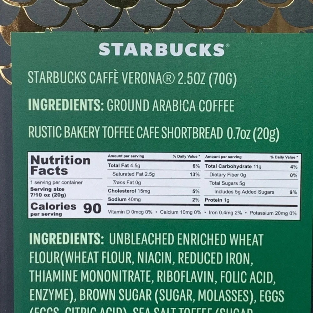 NEW STARBUCKS Tumbler with lid giftset CaffeVerona Toffee Holiday edition - Picture 9 of 11